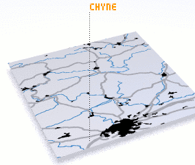 3d view of Chýně