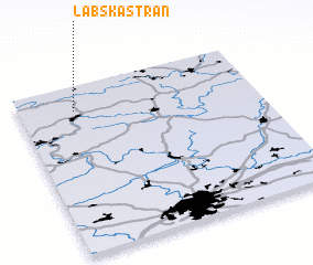 3d view of Labská Stráň