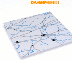 3d view of Kolonie Vorheide