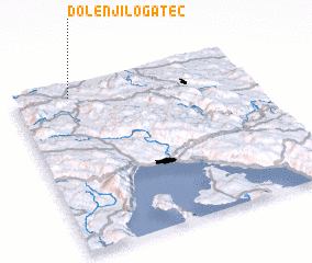 3d view of Dolenji Logatec