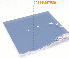 3d view of Castel di Tusa