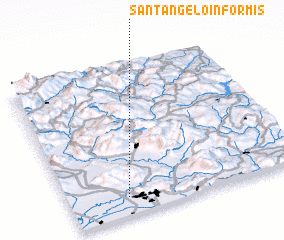 3d view of SantʼAngelo in Formis