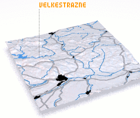 3d view of Velké Strážné