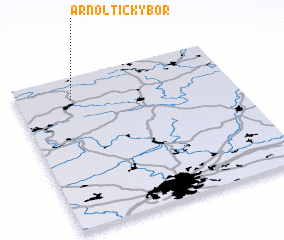 3d view of Arnoltícký Bor