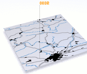 3d view of Okoř