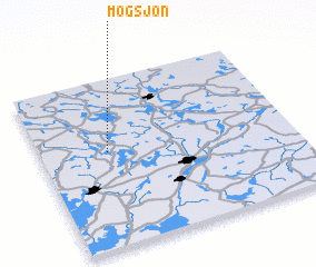 3d view of Mögsjön
