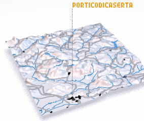 3d view of Portico di Caserta