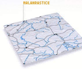 3d view of Malá Hraštice