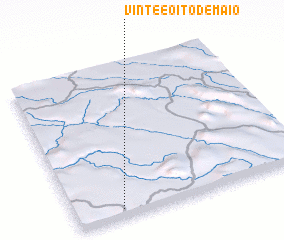 3d view of Vinte-e-oito de Maio