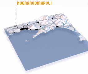 3d view of Mugnano di Napoli