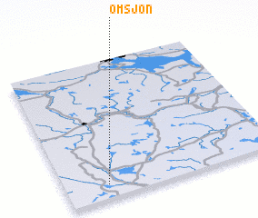 3d view of Omsjön