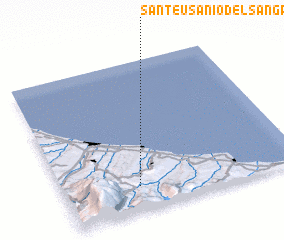 3d view of SantʼEusanio del Sangro