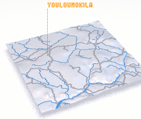 3d view of Youlou Mokila