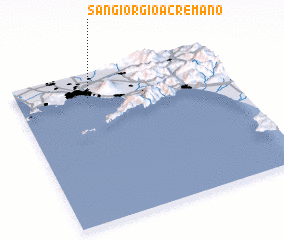 3d view of San Giorgio a Cremano