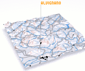 3d view of Alvignano