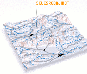 3d view of Sele-Srednji Kot