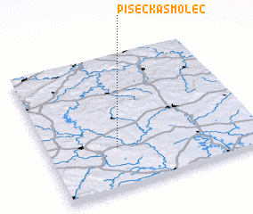 3d view of Písecká Smoleč