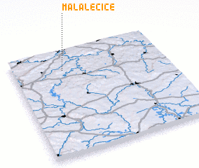 3d view of Malá Lečice