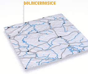 3d view of Dolní Černošice