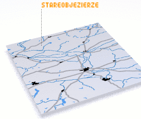 3d view of Stare Objezierze