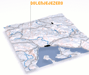 3d view of Dolenje Jezero