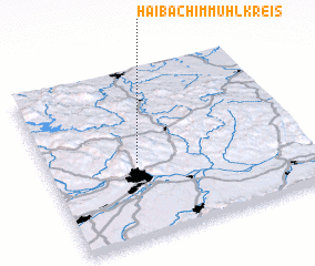 3d view of Haibach im Mühlkreis