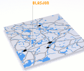 3d view of Blåsjön