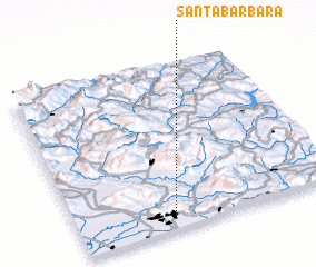 3d view of Santa Barbara