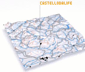 3d view of Castello dʼAlife