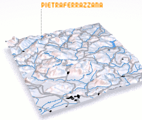 3d view of Pietraferrazzana