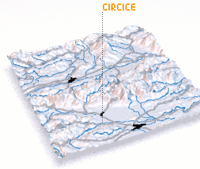 3d view of Čirčiče