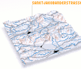 3d view of Sankt Jakob an der Strasse