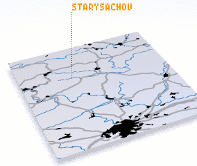 3d view of Starý Šachov