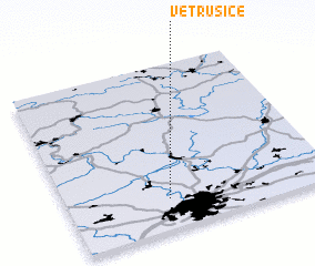 3d view of Větrušice