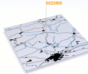 3d view of Kozomín