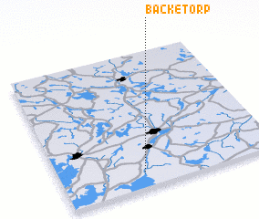 3d view of Bäcketorp