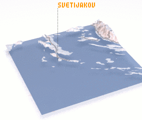 3d view of Sveti Jakov