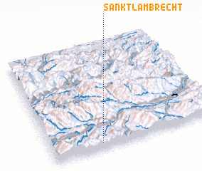 3d view of Sankt Lambrecht