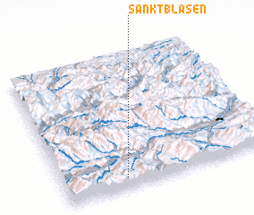 3d view of Sankt Blasen