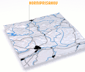 3d view of Horní Přísahov