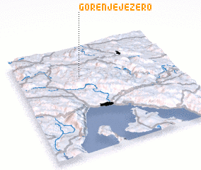 3d view of Gorenje Jezero