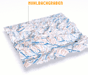 3d view of Mühlbachgraben