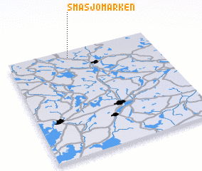 3d view of Småsjömarken