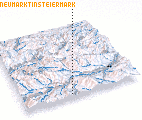 3d view of Neumarkt in Steiermark