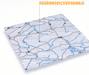 3d view of Nedrahovické Podhájí