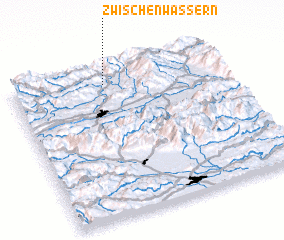 3d view of Zwischenwässern