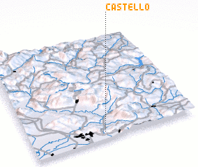 3d view of Castello