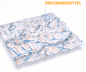 3d view of Perchau am Sattel