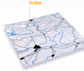 3d view of Planá