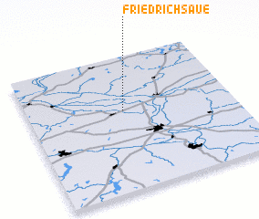 3d view of Friedrichsaue